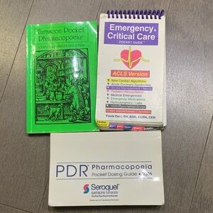 Medical Pocket Guide Set (3 Books): Tarascon, ECC, PDR Dosing